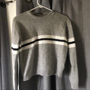 striped brandy sweater